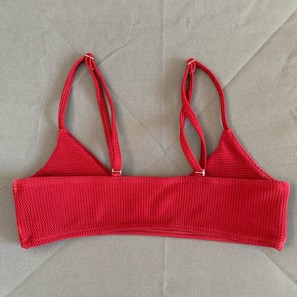 Zaful Raspberry Colored Bathing Suit Top - Picture 2 of 4